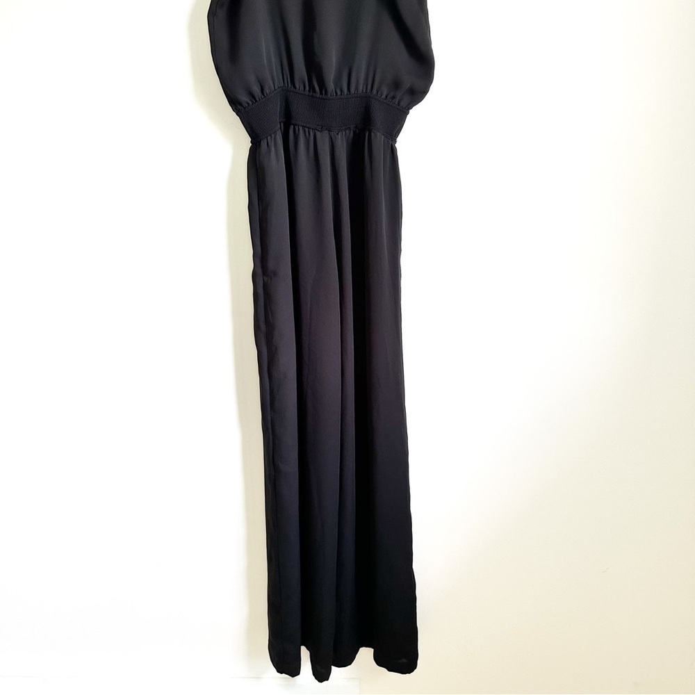 Aritzia Babaton Black Scala Wide leg Jumpsuit Flowy Black sz Medium - Picture 13 of 16
